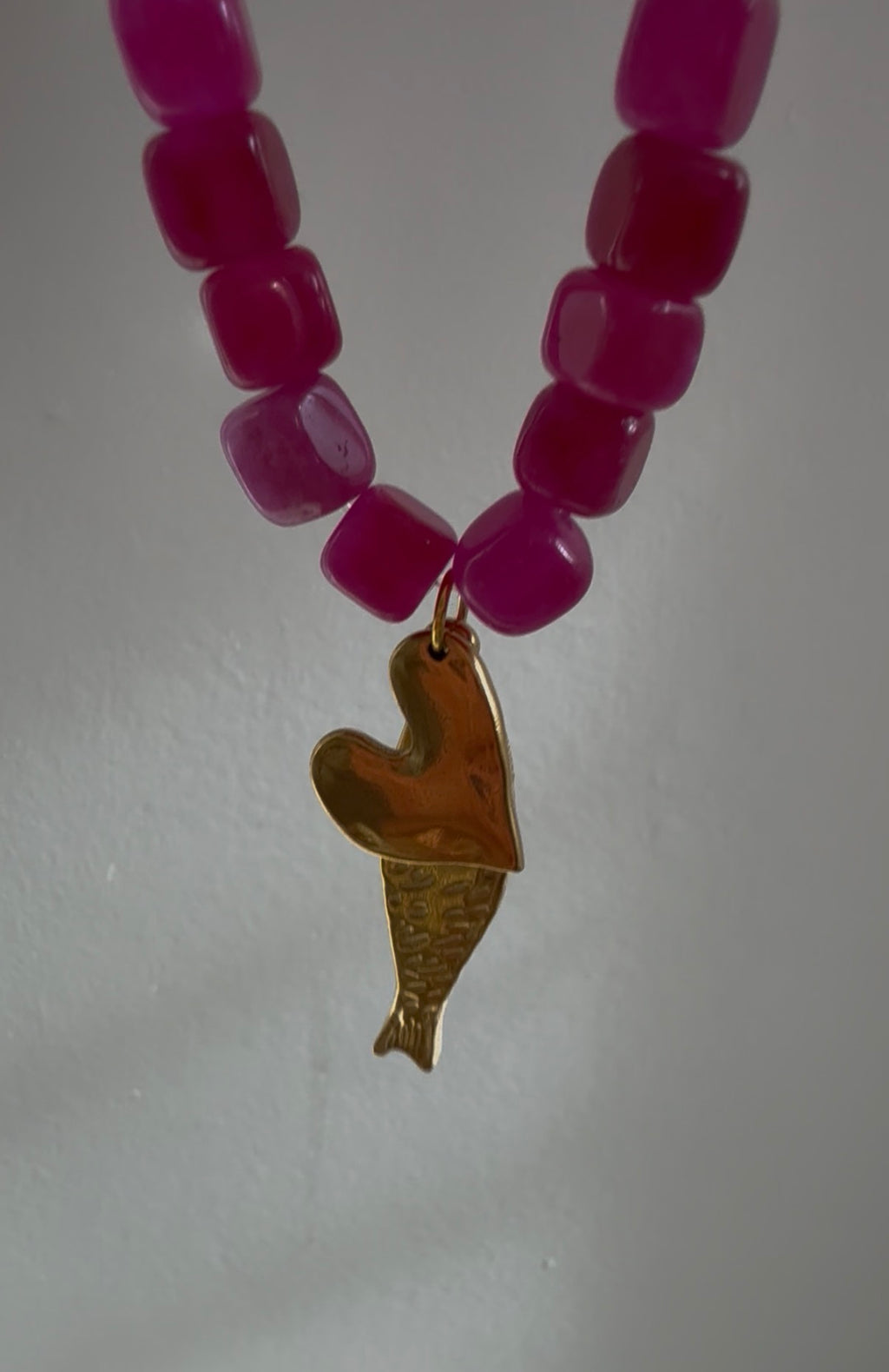 Fish in the sea necklace