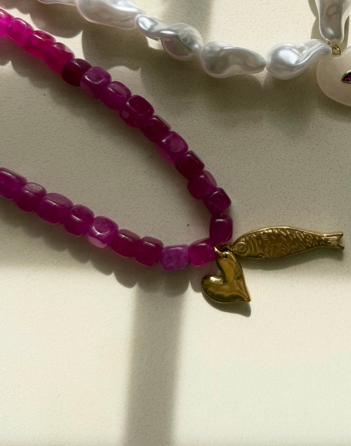 Fish in the sea necklace