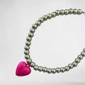 Silver lining necklace