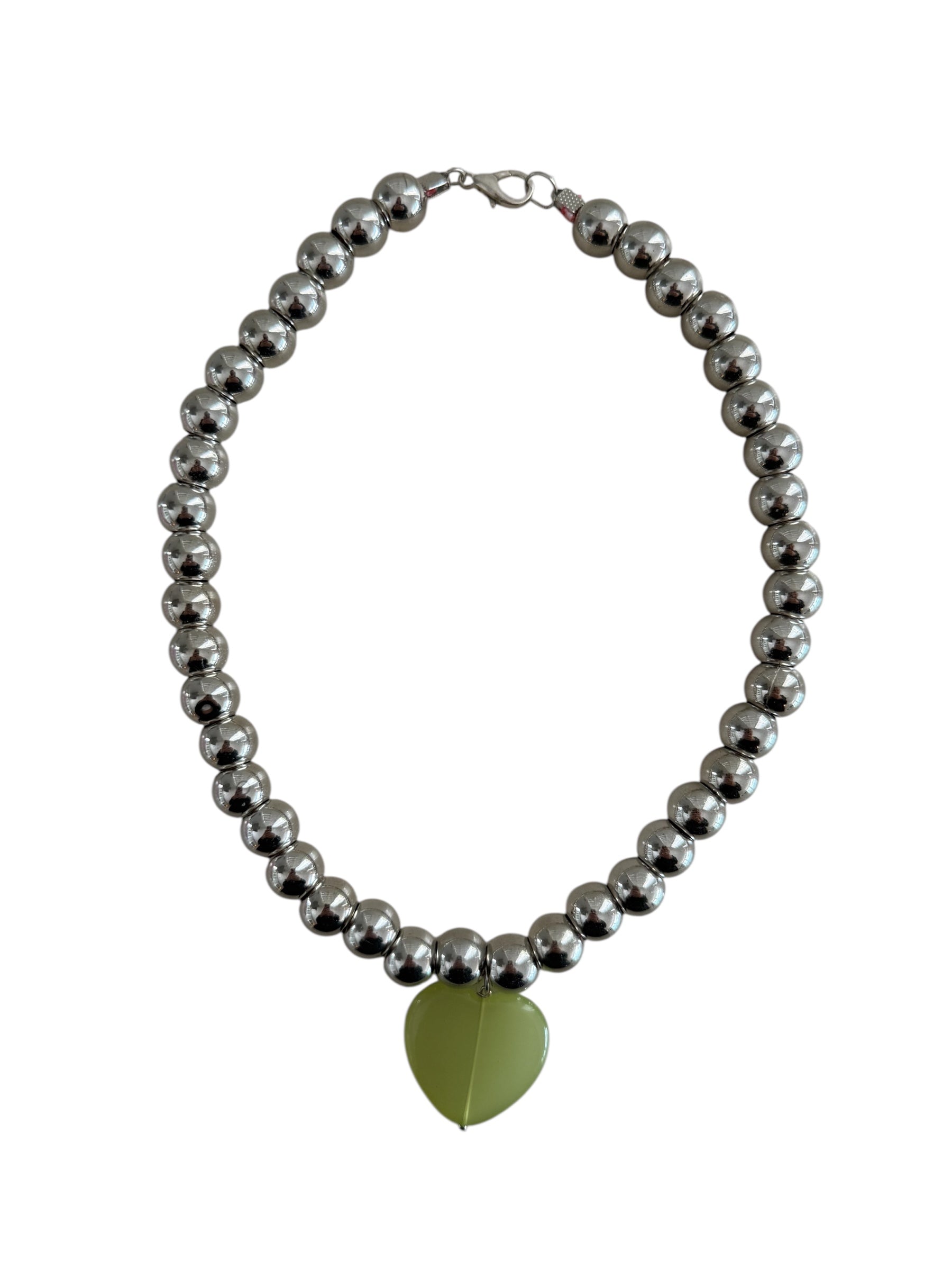 Silver lining necklace