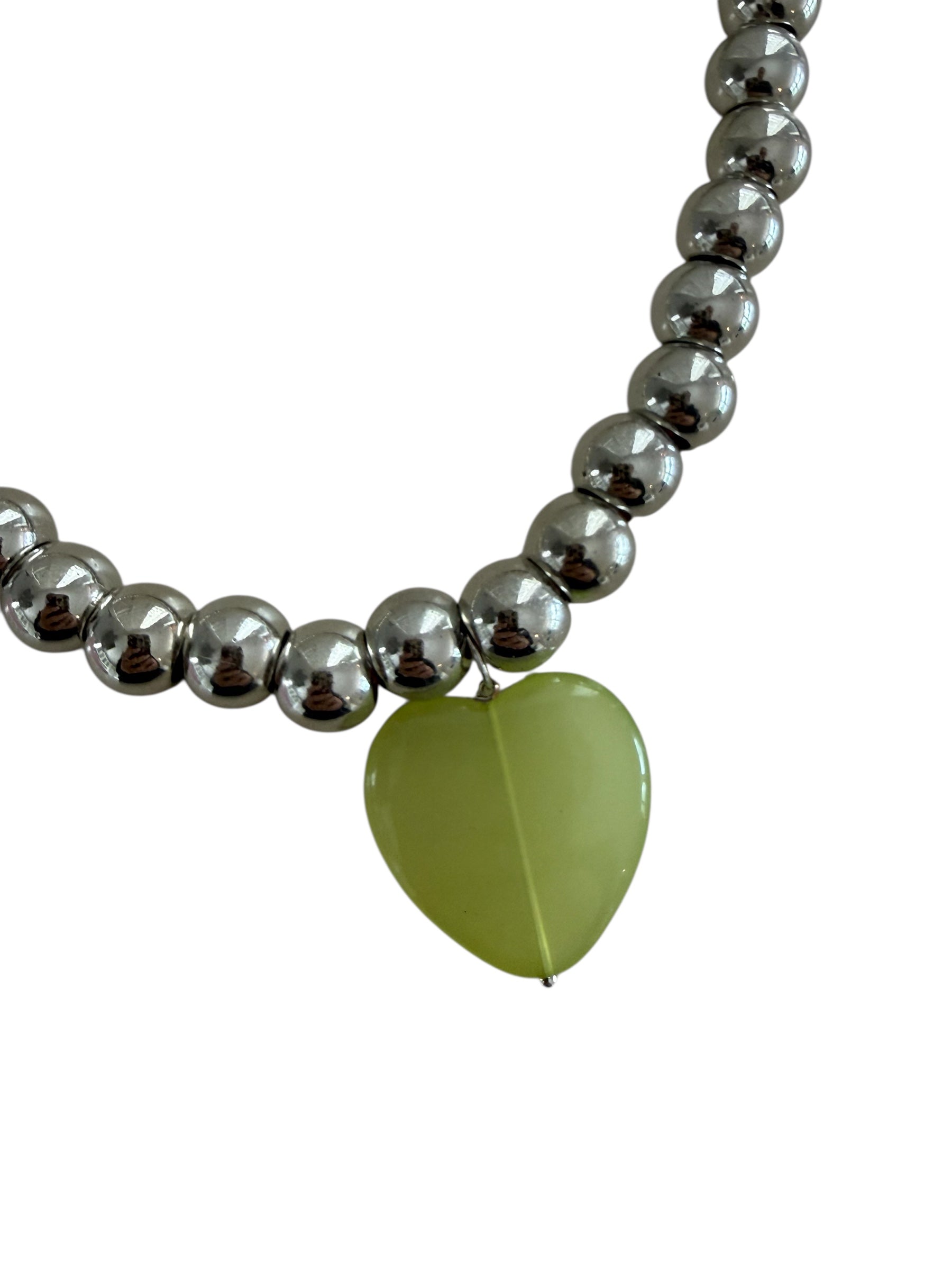 Silver lining necklace